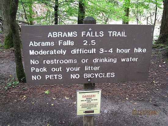 Abrams Falls Trail